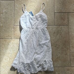 Marshalls White Eyelet Dress